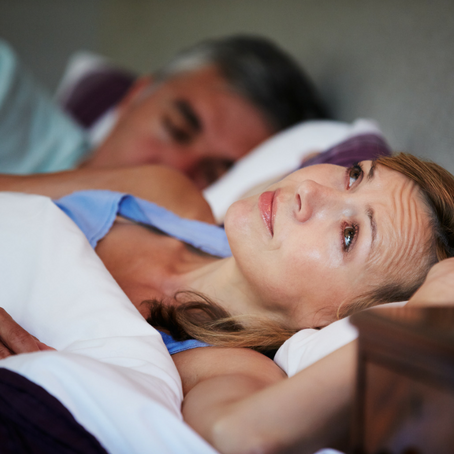 difficulty sleeping during the menopause 