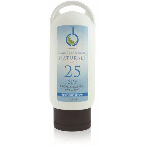 Carribean Blue Sunscreen 25 SPF - image of sunscreen bottle