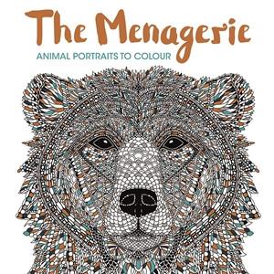 Calming colouring book with beautiful images of animals to help reduce stress during the menopause. 