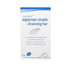 AquaBar Aqueous Cream Cleansing Bar soothes tired, dry, menopausal skin. 