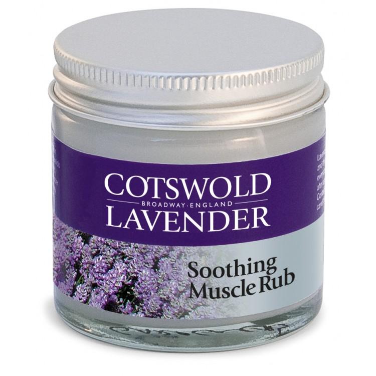 Muscle Rub containaining Lavender oil with rosemary and thyme extracts