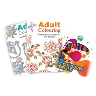 Colouring kit to help with stress and anxiety during the menopause. 