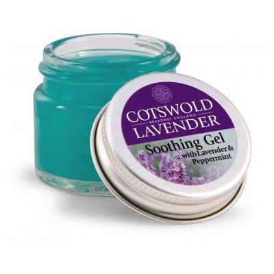 Cotswold Lavender Soothing gel releases calming lavender scent and soothes sore muscles caused by menopause. 
