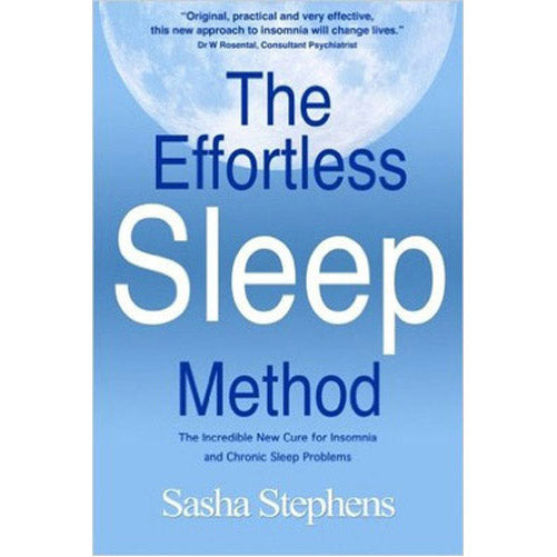 Book about the effortless sleep method to help with menopause insomnia. 