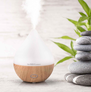 Wood Effect Aroma Diffuser with Soothing LED Lights