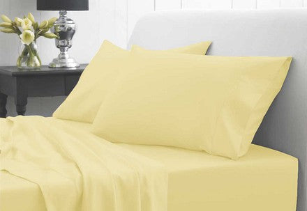 Waterproof Duvet Cover & Pillowcase - Yellow