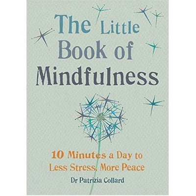 Book about practical mindfulness practices and quick tips for less stress and more peace during the menopause. 