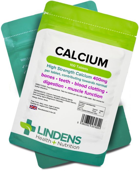 Lindens Calcium 400mg Tablets